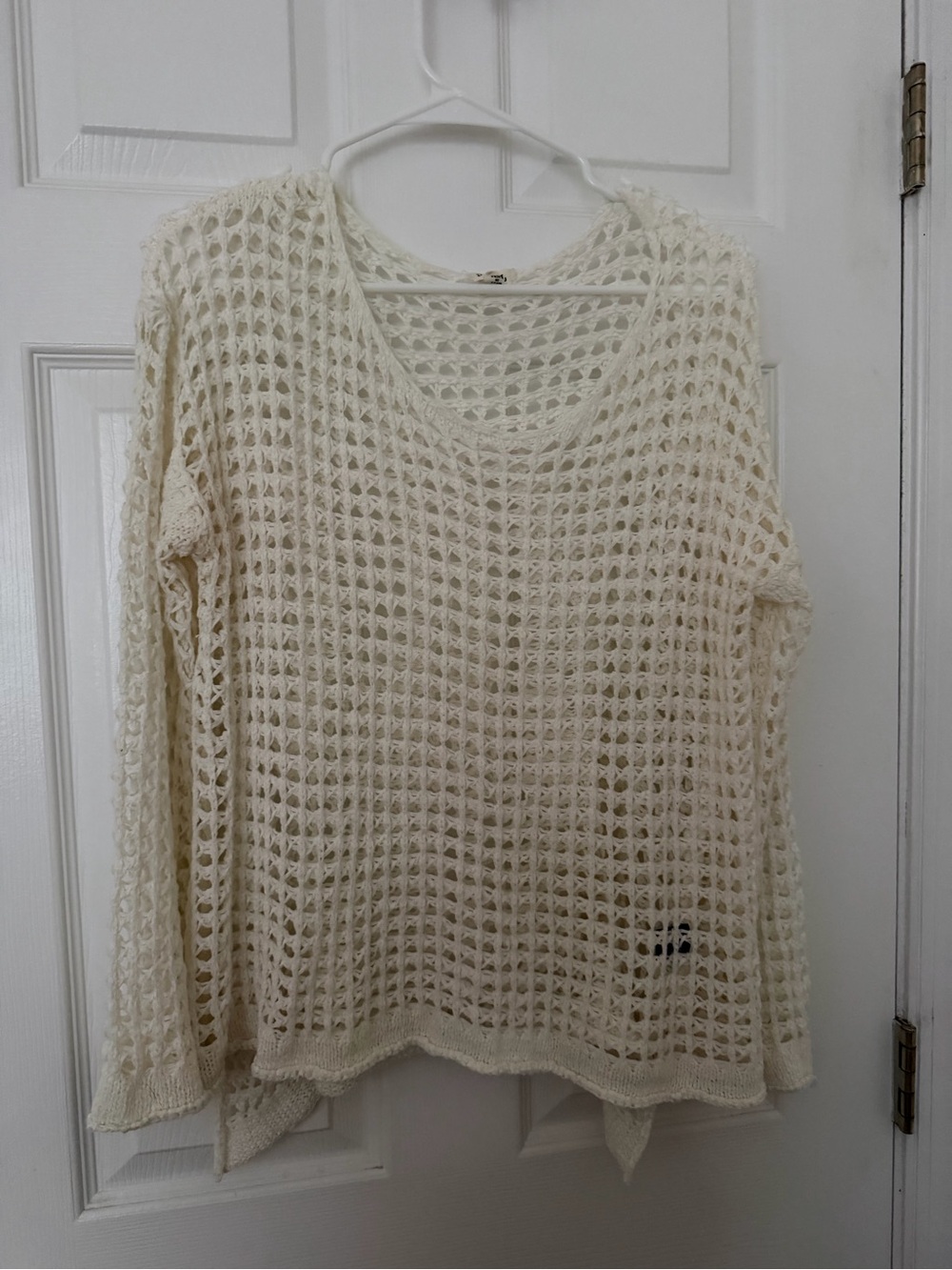 POL - Beach Cover Up - Mesh - Off White - Small/Medium